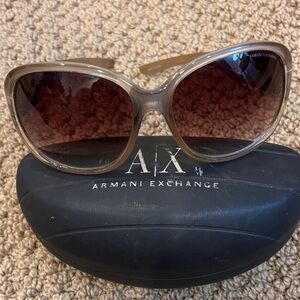 Armani Exchange Tan Sunglasses